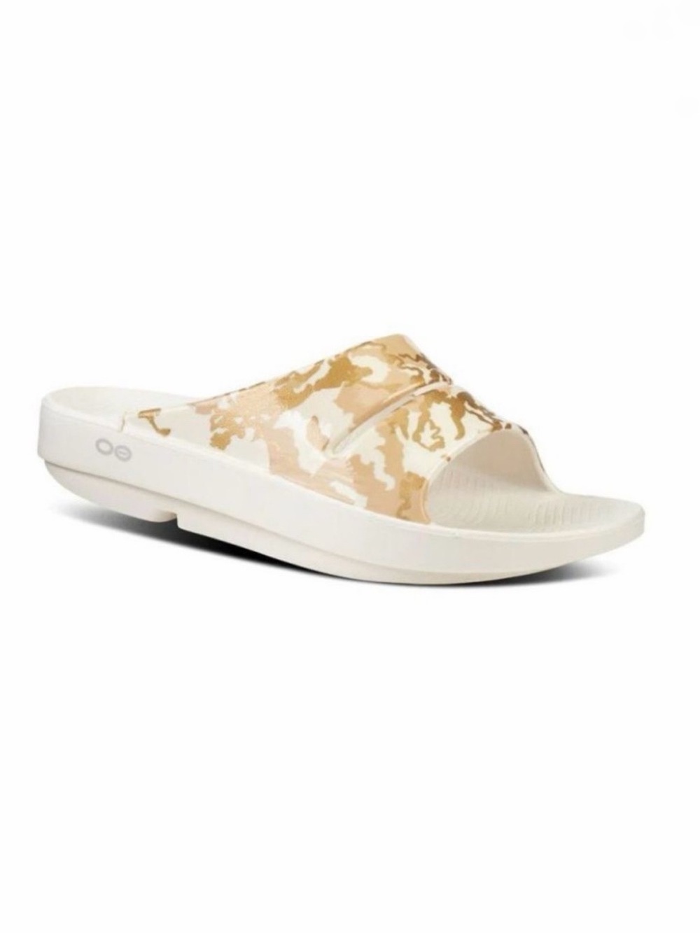 OOFOS Oooahh Limited Edition Sahara Gold Sport Recovery Comfort Sandals EU 41